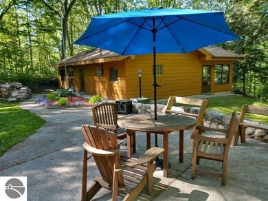 Patio under the canopy of trees