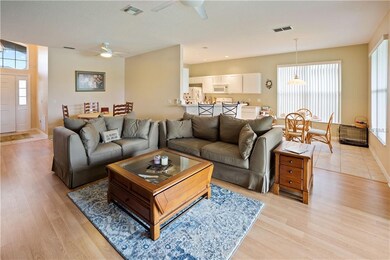 Airy, open-concept living.