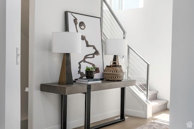 A bright, welcoming entry that makes a great first (and lasting) impression. * Model Home Photo