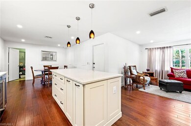 island to front dining room
