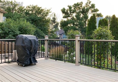 Back deck during Summer