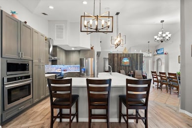 Breakfast Counter in the Kitchen