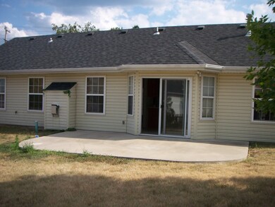 Back view of home