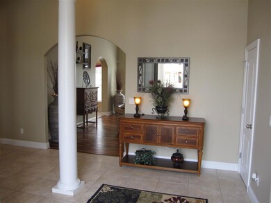 Dining room & master suite to your left.