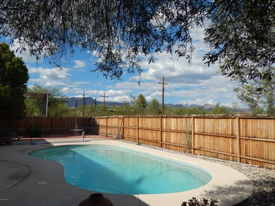 Pool looking north