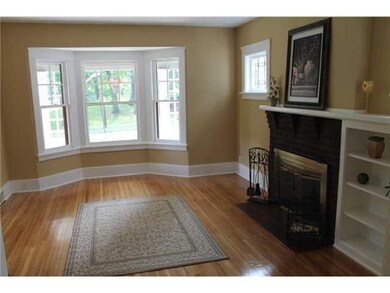 Living Room. Spacious living room with hardwood fl