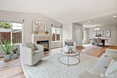 High ceilings and abundant natural light.