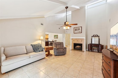 Soaring Living Rm. Ceiling.