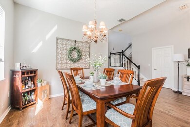 Formal Dining Room toward Garage and Stairway