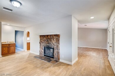 Living Room/Family Room With Two Way Wood Burning