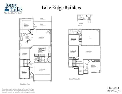 Plan 254 features 4 bedrooms, 3 full baths, 1 half