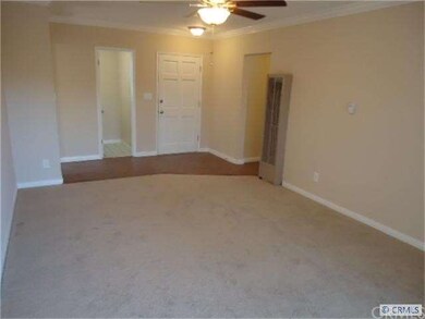 large living room entrance with new carpet, paint 