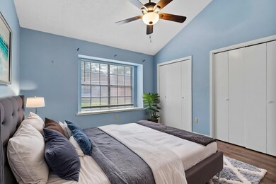 Step into the secondary bedroom, featuring gorgeou