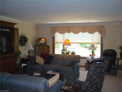wonderful great room, with crown molding