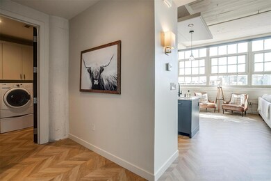 Beautiful recently installed engineered wood floor