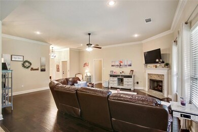 Another view of living area from kitchen