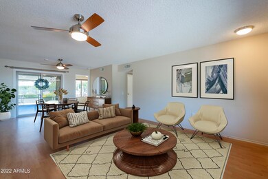 Virtually Staged Living Room