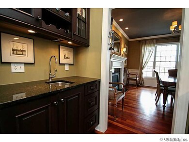 Dining Room. The Butlers pantry with wet bar & bev
