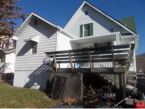 rear of house