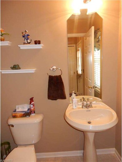 First floor powder room!