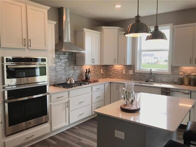 A chef's kitchen with soft close doors, drawers, a