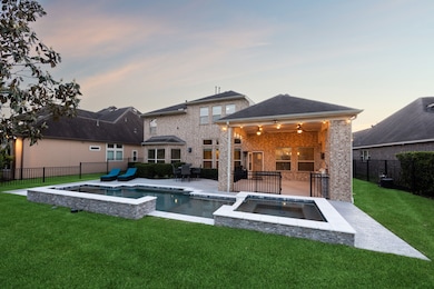 The backyard radiates creating a tranquil ambiance