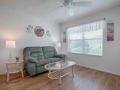 FRONT GUEST ROOM WITH FAUX WOOD BLINDS!