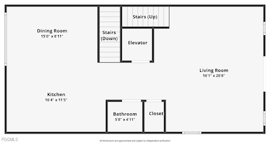 Doorway featuring tile patterned flooring and baseboards