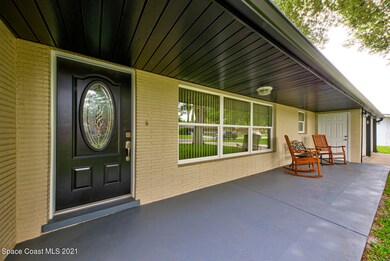 front entry & porch