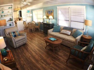 3.  Living Room with Beach Decor and Ope