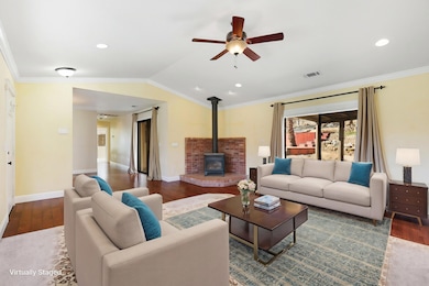 Virtually Staged Living Room