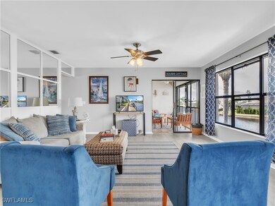 Living area featuring light wood finished floors,