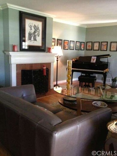 Living Room with fireplace and room for baby grand