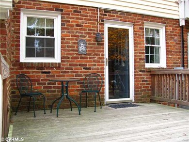 Patio/Deck - Back door from kitchen to the deck