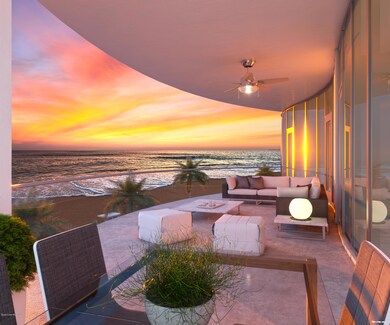OCEANFRONT BALCONY WITH GLASS RAILING