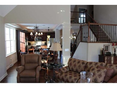 Living Room. Home features hardwood flooring and w