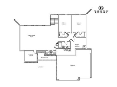 Basement level floor plan