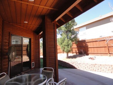 Rear covered patio