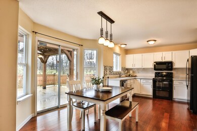 Breakfast Room integrates with the Kitchen making 
