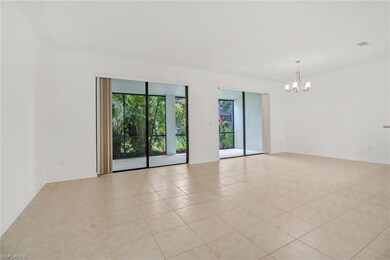 Living room and dining area