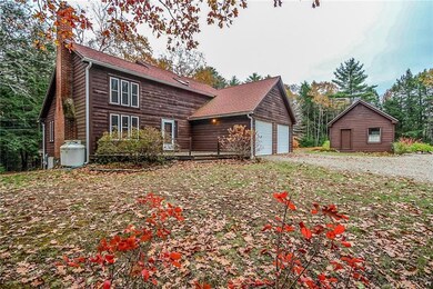Attached 2 car garage and shed