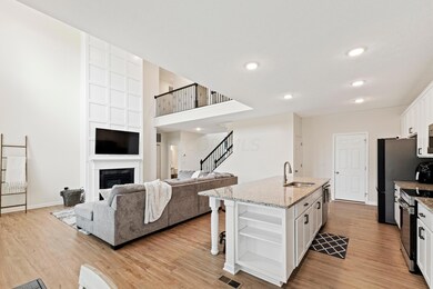 Kitchen into Living Room