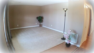 This large front room can easily be an extra livin
