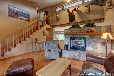 Living Room with Vault