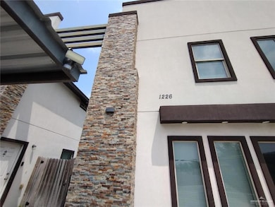 Exterior view of stucco siding