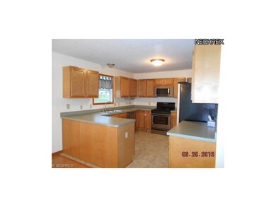 This is the view of the kitchen just off the great