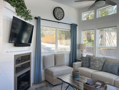 Living Room and Fireplace and TV
