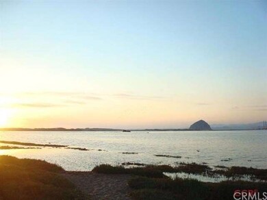 Water level view of Morro Rock