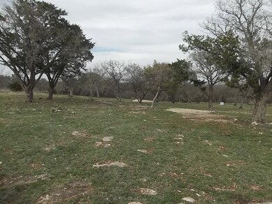 Left side of property 