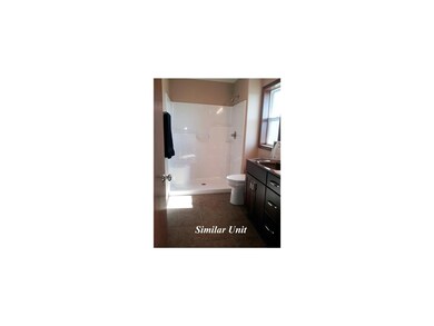 Master Bathroom. Picture is of similar unit.